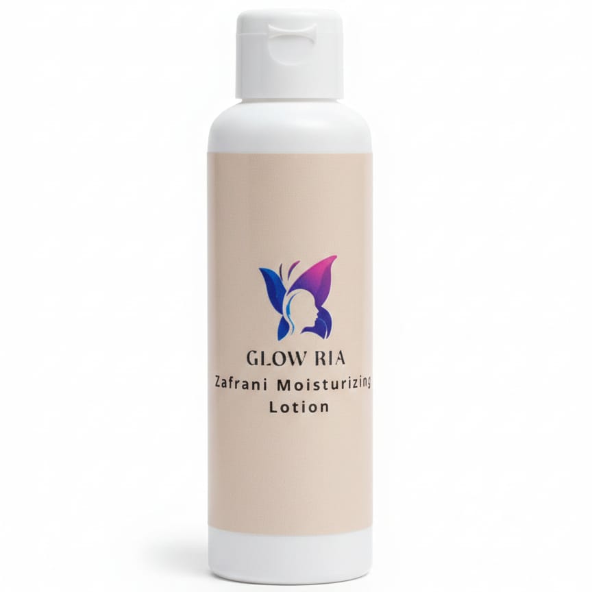 Glow Ria Zafrani Moisturizing Body Lotion – Deep Hydration & Natural Glow, 120 ml | 1 Pc