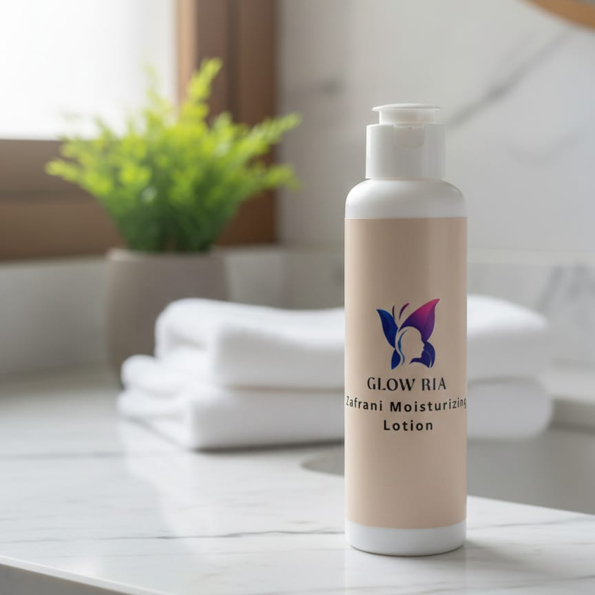 Glow Ria Zafrani Moisturizing Body Lotion – Deep Hydration & Natural Glow, 120 ml | 1 Pc